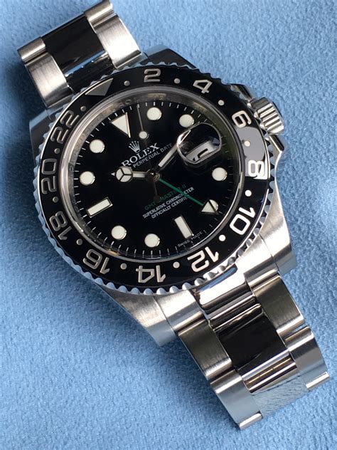 rolex gmt master 2 stick dial for sale